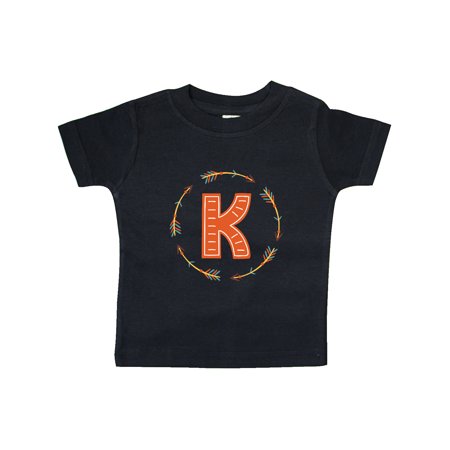 

Inktastic Monogram Letter K Tribal Arrow Gift Baby Boy or Baby Girl T-Shirt