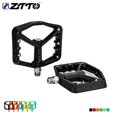 thumbnail image 3 of Eigraketly ZTTO MG5 1 par de pedales de bicicleta con eje de acero, picos de eje de acero, pedales de bicicleta de superficie ancha de color Ciclismo Negro, 3 of 6
