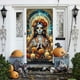 thumbnail image 5 of Cubrepuertas para Halloween y Día de Muertos - 89 X 180 Cm (35 X 71 Pulgadas) | Decoración para Puertas de Halloween y Día de Muertos | Tela de Poliéster Resistente | Fácil Instalación | Apto para Pu, 5 of 6