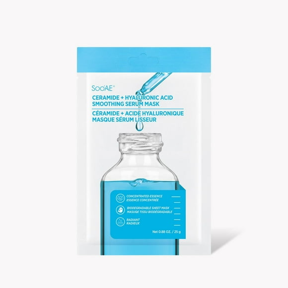 Soo'AE Ceramide + Hyaluronic Acid Smoothing Serum Mask