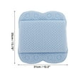 thumbnail image 3 of Unique Bargains 1 Pc Curved Style Bath Pillow for Head and Neck 13.78"x12.2"x2.17" Blue, 3 of 6