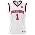 thumbnail image 2 of Men's GameDay Greats #1 White San Diego State Aztecs Lightweight Basketball Fashion Jersey, 2 of 4