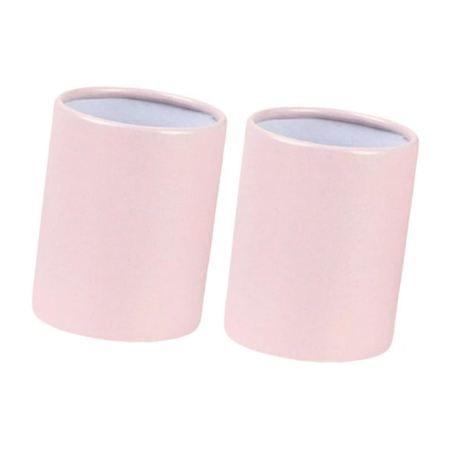 Mini cajas de papel redondas de ramo de ramo pequeños cubos de flores de papel para exhibición floral jarrones de cilindros simples para vacaciones en Rosa