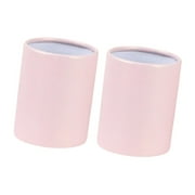 TISHITA Mini Round Bouquet Paper Boxes DIY Compact Cylinder for Farmhouse Hotel Dorm Pink
