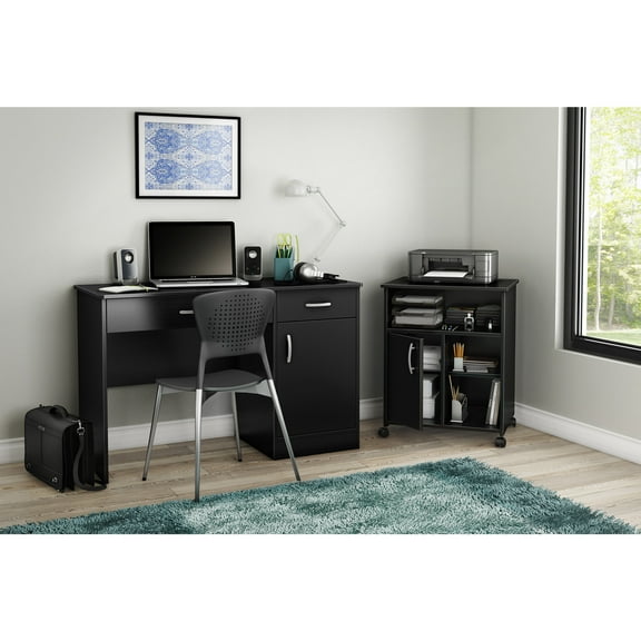 South Shore Axess, Contemporary Cart,  Black