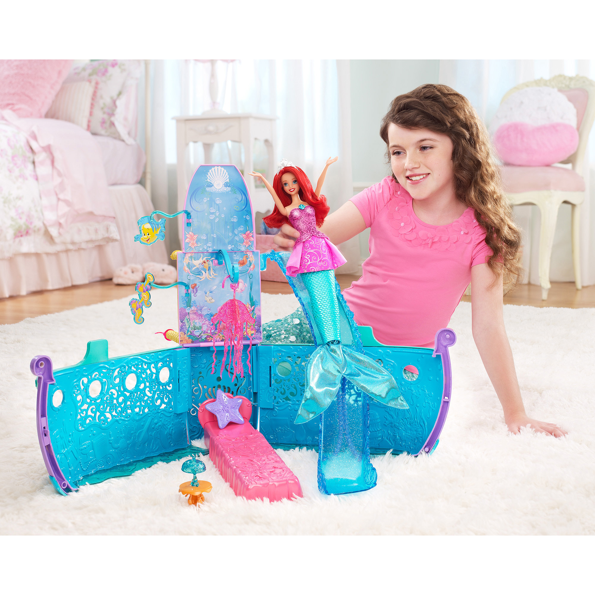 ariel's royal ship playset