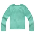 thumbnail image 2 of Richie House Little Girls Lime Bow Open Cardigan 4, 2 of 2