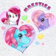thumbnail image 3 of CafePress - My Little Pony Retro Hashtag Besties Zip Hoodie - Zip Hoodie, Classic Hooded Sweatshirt with Metal Zipper, 3 of 4