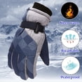 thumbnail image 3 of Women's Thermal Touchscreen Gloves for Running Cycling Driving Black Small, 3 of 6
