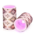 thumbnail image 7 of Yayeee Flameless Candles with Remote Flickering Battery Operated Multi Color Changing, Geometric Designs, 7 of 7