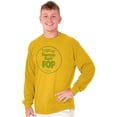 thumbnail image 5 of Pineapple Tootsie Roll Pop Flavor Long Sleeve TShirt Men Women Brisco Brands 2X, 5 of 6