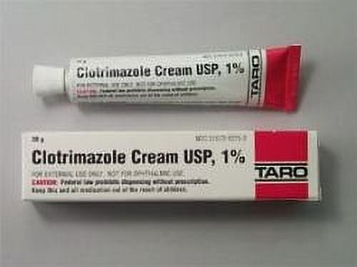 Taro Clotrimazole Antifungal 1% Strength Cream 1 oz. Tube - EACH