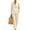 Beige, variant on Stralyhd Womens 2 Piece Outfits Long Sleeve Stand Collar Button Down Shirt Wide Leg Pants Summer Casual Trendy Lounge Set Beige XXL