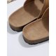 thumbnail image 5 of Vacation Footbed Sandals For Women, Faux Suede Buckle Decor Flat Sandals, 5 of 5