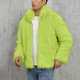 thumbnail image 4 of Ceisia Trendy Warm Men's Loose Fit Stand-Collar Faux Fur Jacket Gift, 4 of 7