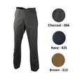 thumbnail image 3 of Weatherproof Men's Navy Brown Charcoal Pant Stretch Fabric The Commuter Pants, 3 of 14