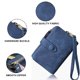 thumbnail image 3 of Apuakthei - Cartera pequeña de piel plegable para mujer, con ranuras para tarjetas, ventana de identificación, monedero con cremallera, 3 of 6