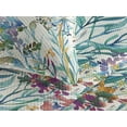 thumbnail image 3 of Ambesonne Jungle Boho Quilted Bedspread Set 3 Pcs, Aquarelle Forest Scene, Queen, Eggshell Seafoam Indigo, 3 of 4