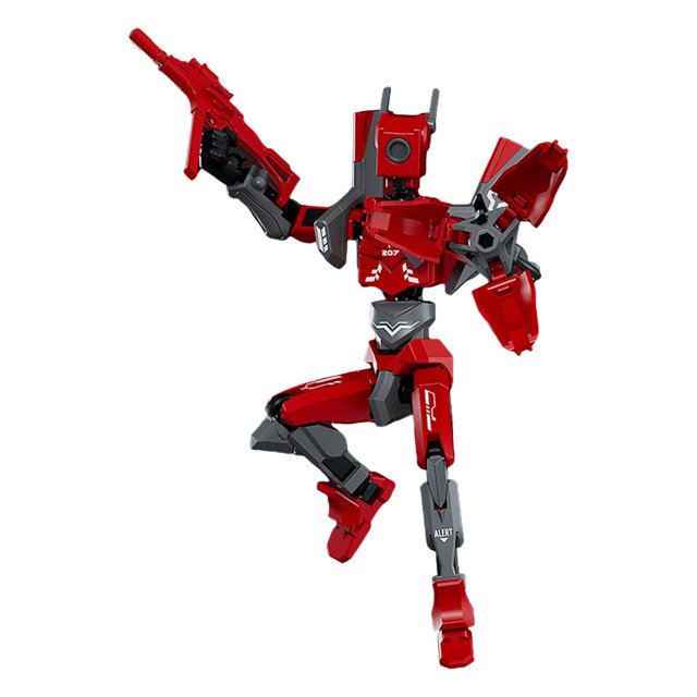 CHUANK 3D Printed 5.19” Stick Action Figure Highly Movable Desktop Decoration Creative DIY Gift for Birthdays & Festivals White