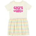 thumbnail image 3 of Inktastic Gigi's Girl Granddaughter Girls Toddler Dress, 3 of 5