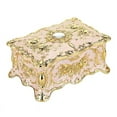 thumbnail image 1 of Vintage Jewelry Box, Small Enameled Trinket Box Organizer Rectangular Treasure Chest Box Jewelry Decorative Box, 1 of 6