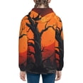 thumbnail image 6 of Pofeuu Yellow Castle Sunset Tree Print Teenage Zipper Hoodie Sweatshirts Hooded Casual Jackets With Pocket For Boys Girls-Small, 6 of 6