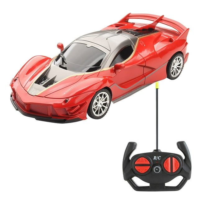 NAOJIE Voiture de Course Télécommandée Sans Fil à Grande Vitesse pour Dérive et 2,4 GHz, Adaptable à Divers Terrains - Rouge, Course Télécommandée, Voitures Télécommandées, Jouets pour Garçons 6-8 Ans