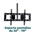 thumbnail image 2 of Soporte De Techo Inclinable Para Pantalla De 32 A 70 Pulgadas Negro, 2 of 5