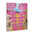 thumbnail image 4 of Stupell Industries Pink Umbrellas in Town Buildings & Architecture Painting Wrapped Canvas Art Print Wall Art, 36 x 48, 4 of 8