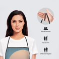 thumbnail image 4 of Gradient Blue Aprons for Women Men Waterproof For Kitchen Cooking BBQ Gardening Painting Mechanic, 4 of 5