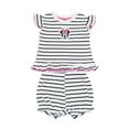 thumbnail image 3 of Disney Clothes Baby Girls 3-Piece Short Set – Minnie Mouse Outfit (White/Black) – 0/3M, 3 of 4