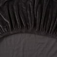 thumbnail image 6 of Armless Accent Chair Cover, Stretch Armless Slipper Chair Slipcover Soft Velvet Fabric Armless Chair Cover Slipcover Furniture Protector for Living Room Hotel (Dark Grey 1Pcs), 6 of 7