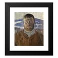 thumbnail image 2 of Edouard Vallet 12x14 Black Modern Framed Museum Art Print Titled - Self-Portrait (1912), 2 of 5