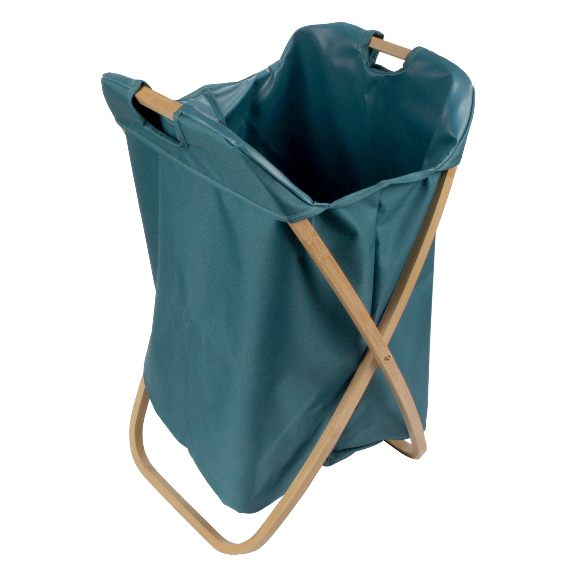 Foldable Bamboo Laundry Hamper With No Lid Decor Essentials for Any