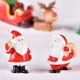 thumbnail image 5 of Lindos adornos navideños de resina, micropaisaje navideño, Papá Noel en miniatura, muñeco de nieve, adornos de escritorio, decoración de escritorio de oficina, 5 of 5