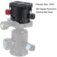 thumbnail image 4 of Tripod 360 Degree Panoramic 5 Stops Click Indexing Rotator Ball Head for Camera Tripod DH-50, 4 of 7