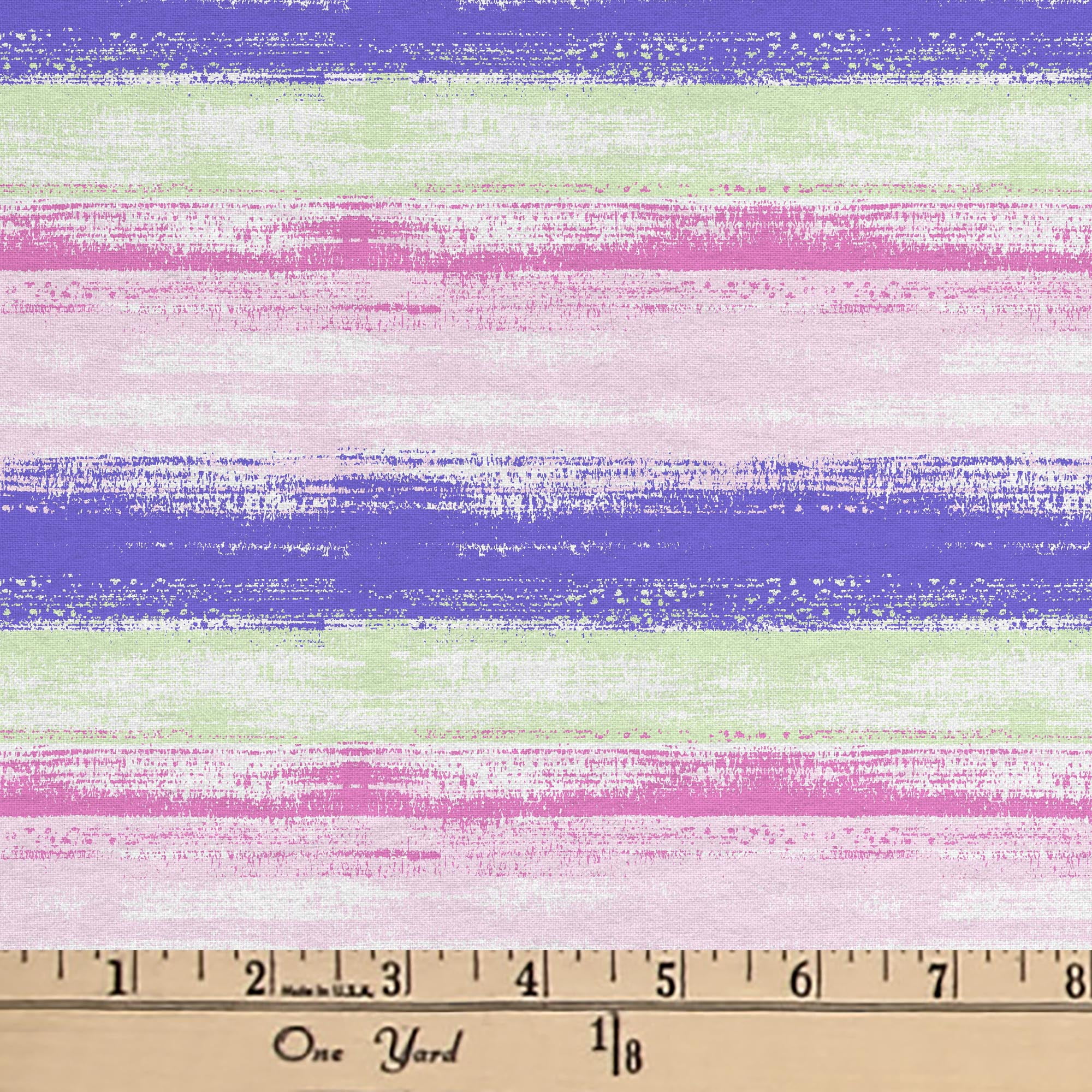 David Textiles 58" Poly Spandex Brushstroke Stripes Fabric By the Yard, Multi