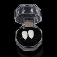 thumbnail image 5 of 4 pares de accesorios de disfraces de Halloween DIY fiesta de disfraces dentaduras postizas dientes de vampiro colmillos Hfmqv, 5 of 5