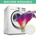 thumbnail image 6 of Colorful Rainbow Tie Dye Spiral Pattern Square Tablecloth,Waterproof Square Table Cover,Wipeable Spillproof Washable Table Cover for Home Kitchen Party Decor 52"x52"(132x132cm), 6 of 6