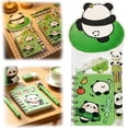 thumbnail image 5 of XIANXIAN Ensemble de Papeterie Panda Mignon pour Femmes Fournitures de Rentrée Fournitures de Bureau Incluant Stylos à Encre Gel Stylos à Bille Effaceur de Crayon (Panda), 5 of 5