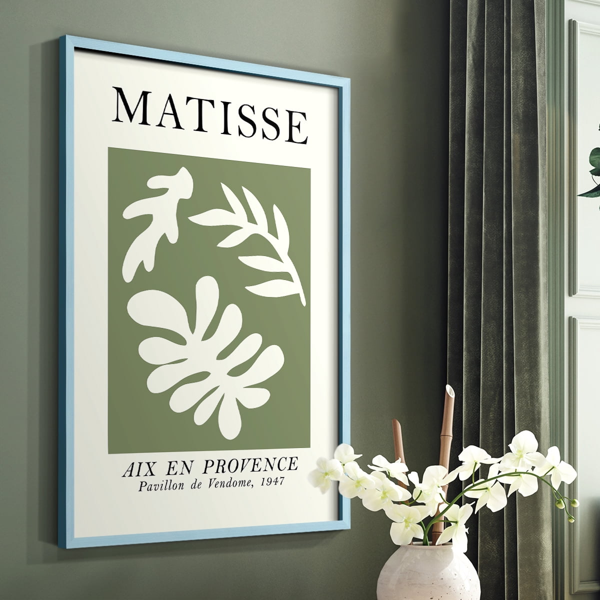 Matisse CCLXXIX in Solid Wood 8 x 10 Framed Print