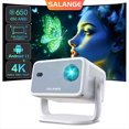 thumbnail image 1 of Salange Pantalla LCD 2025 Actualizar Proyector Inteligente FHD Enfoque Eléctrico 12000LM Cine en Casa Al Aire Libre con WiFi6 Bluetooth5.2, 1 of 9