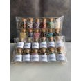 thumbnail image 1 of 12pcs/Set Natural Crystal & Jade Wish Bottles, Irregular Crushed Stone In Glass Bottles, Easy Packaging, 1 of 5