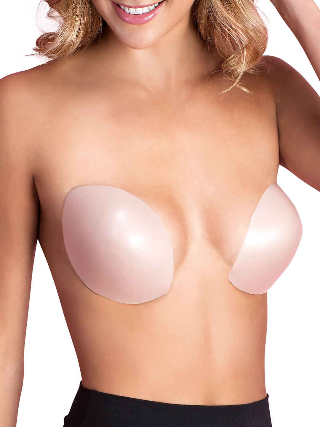 Backless Strapless Plunge Push-Up Adhesive Bra - Walmart.com