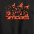 thumbnail image 3 of Peanuts - Orange Happy Halloween - Toddler & Youth Crewneck Fleece Sweatshirt, 3 of 6