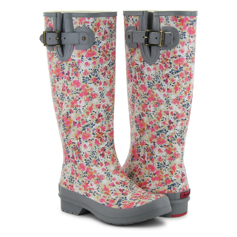 Chooka women's wide calf memory foam shop rain boot