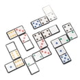 thumbnail image 3 of Portable Dominoes, Lightweight Double Six Dominoes Reusable Glossy With Colorful Dot For Dormitory, 3 of 8