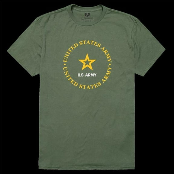 Rapid Dominance RS2-A44-OLV-02 US Army 44 Relaxed Graphic T-Shirt - Olive - Medium