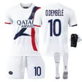 thumbnail image 4 of Paris Uniforme de Soccer Extérieur, Costume Blanc 7 Mbappe 10, Uniforme de Soccer pour Enfants Neymar, 4 of 4