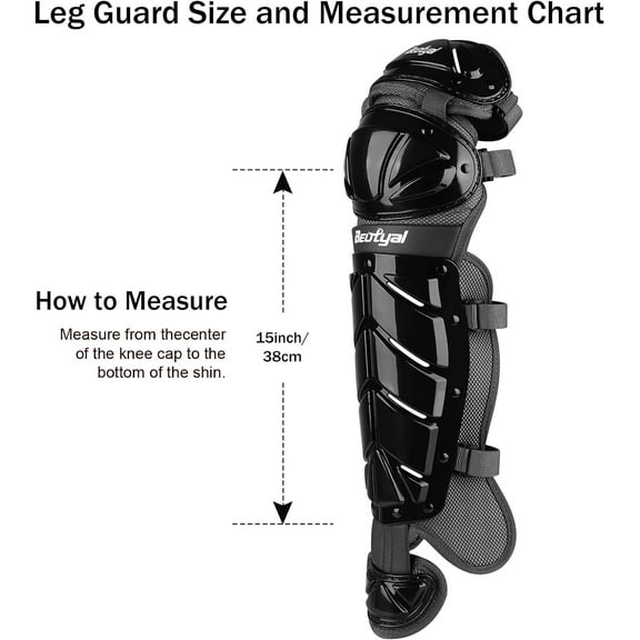 Baseball Softball Catcher Leg Guards Shin Guards for Youth Adult